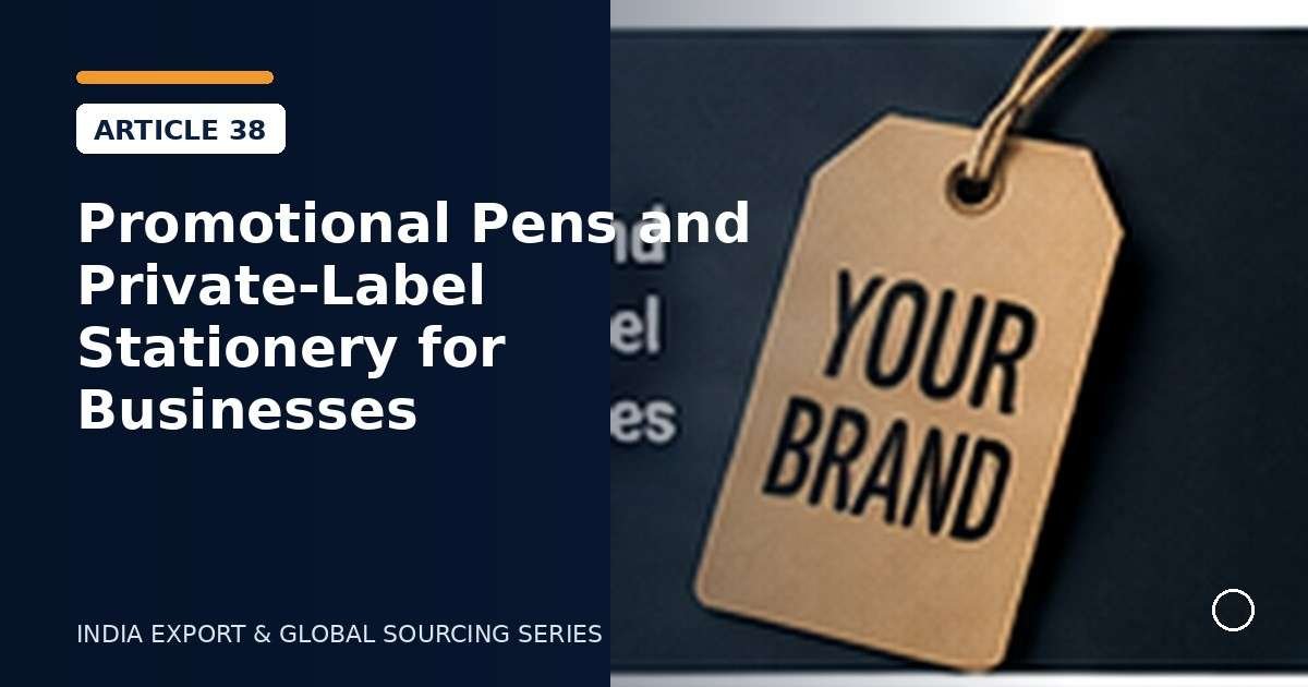 Promotional Pens and Private-Label Stationery for Businesses